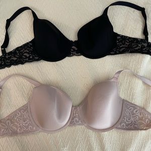 Wacoal All DressedUp T-shirt Bras 32DD-gently worn